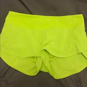 SOLD Lululemon speed shorts